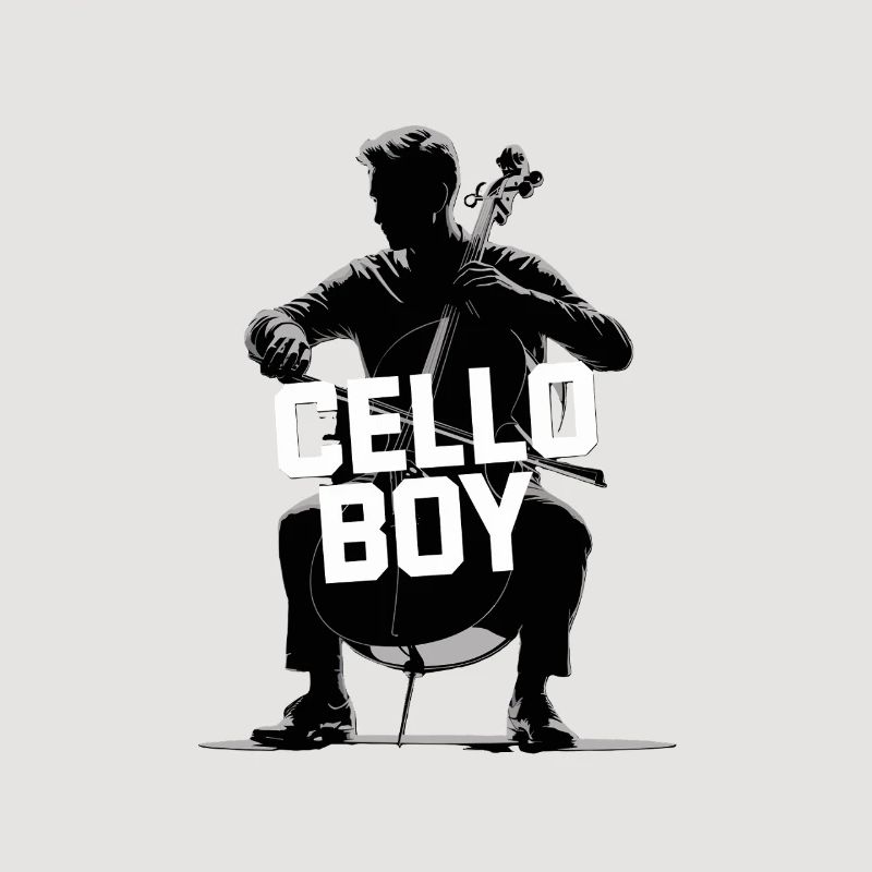 Violoncelle Garçon Silhouette Violoncelle