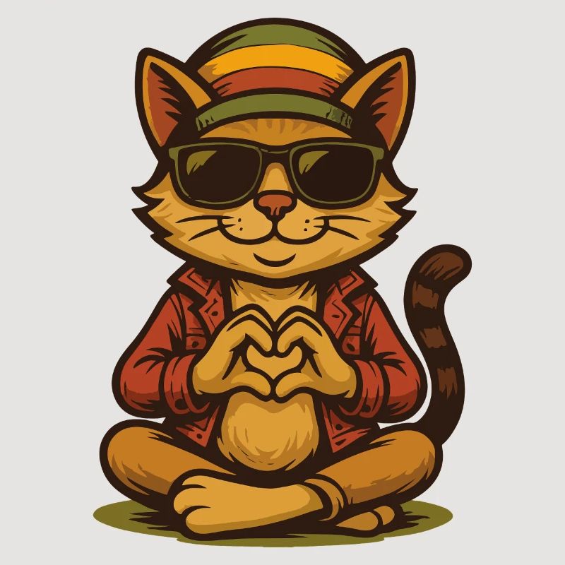 Reggae Love Cat