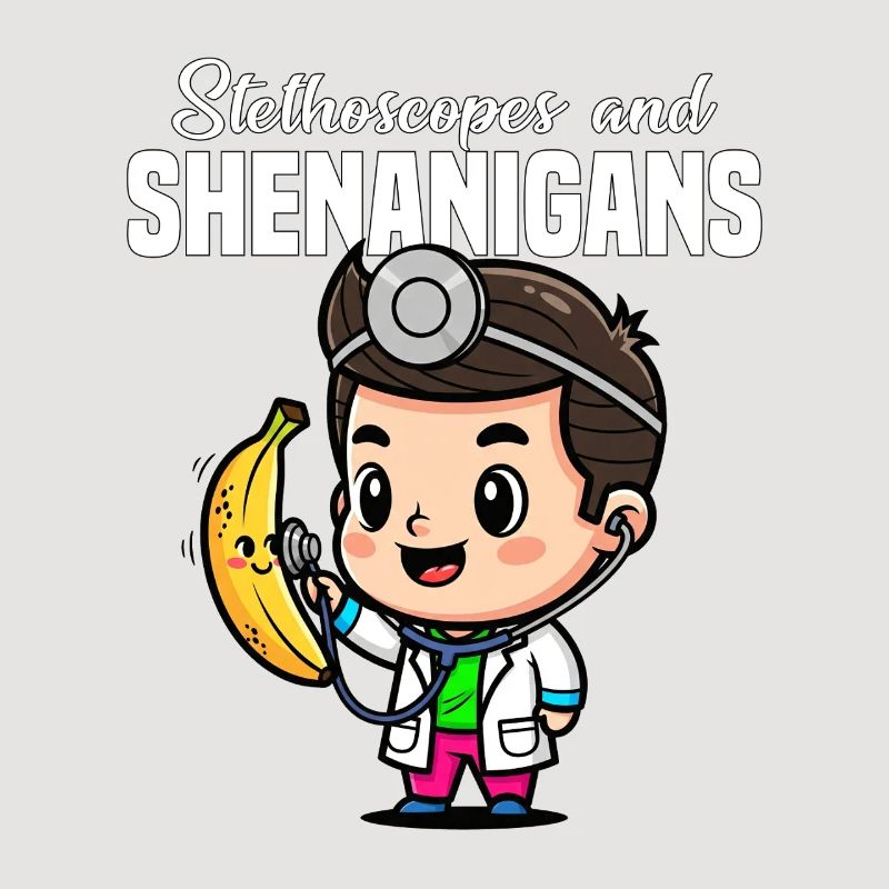 STETHOSCOPES AND SHENANIGANS - DOCTOR GIFT