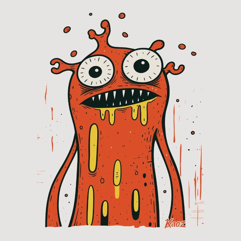 Conception de monstre cool