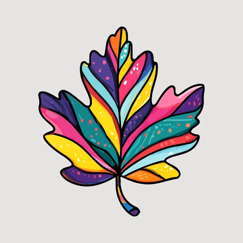 Maple Leaf Colorful