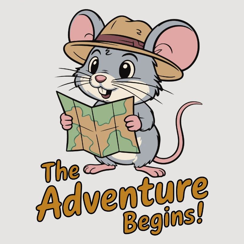 Whimsical Mouse Explorer Design