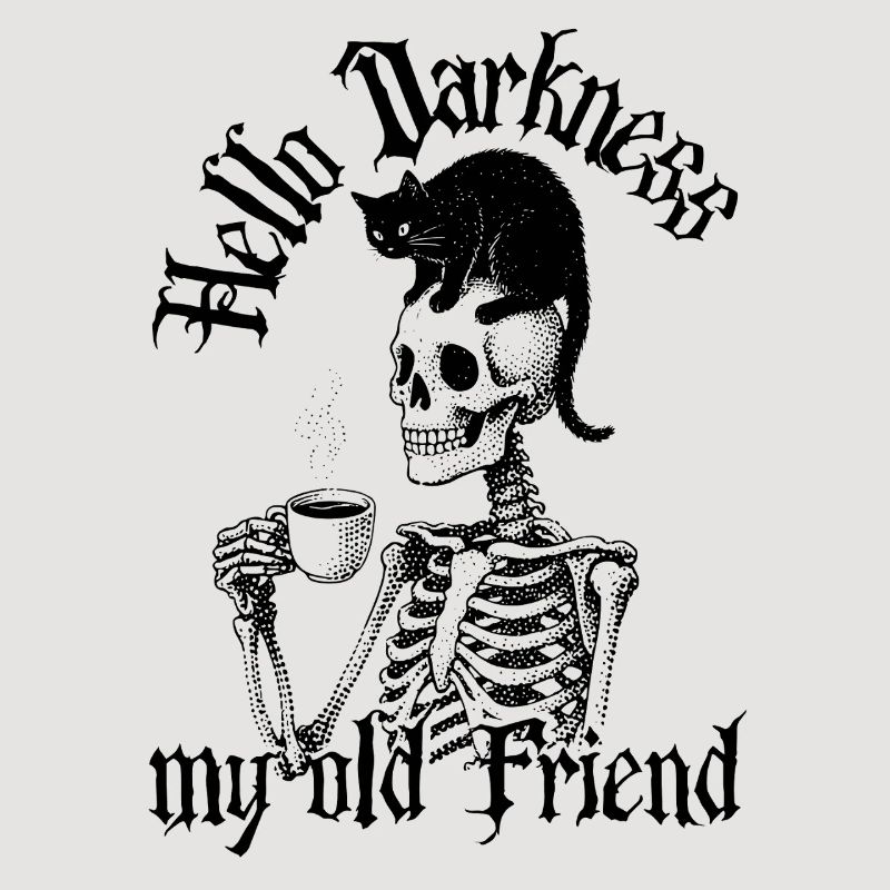 Hello Darkness Skeleton