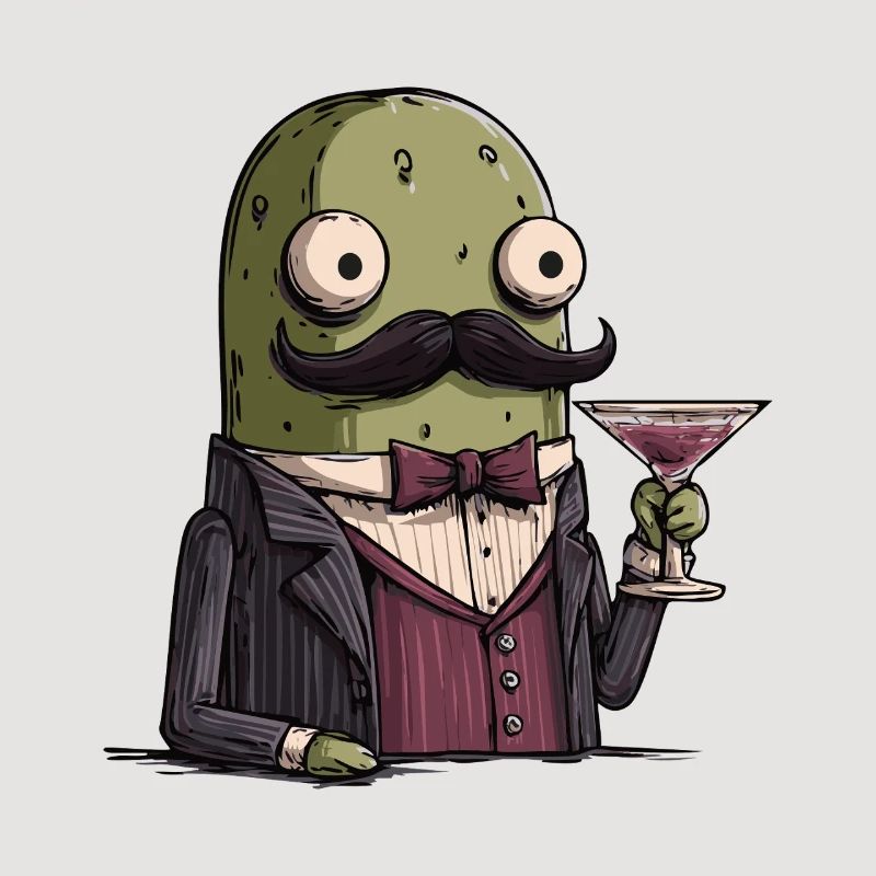 Mafia Pickle | Funny Mobster Vegetable