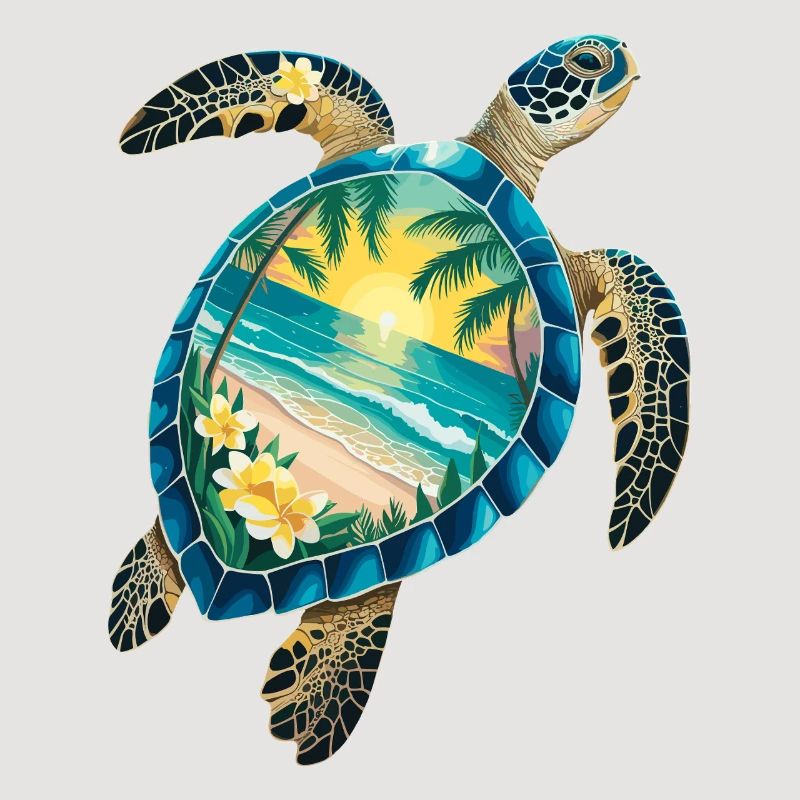 Turtle Waves Surf Turtle Surfer Turtles