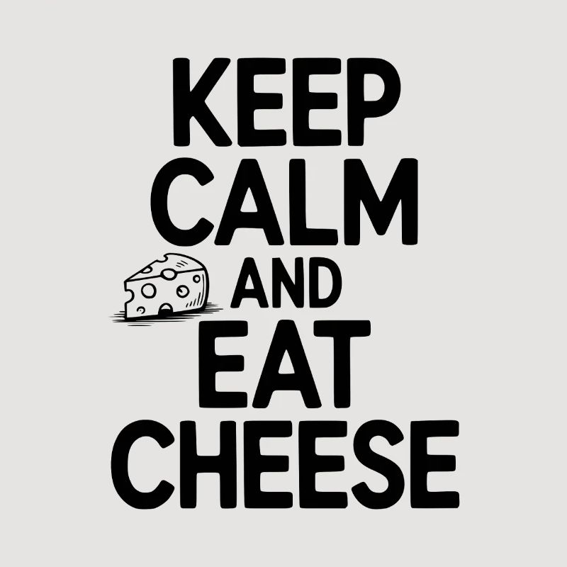 Keep Calm and Eat Cheese
