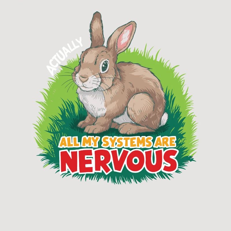 Lapin nerveux: blague système