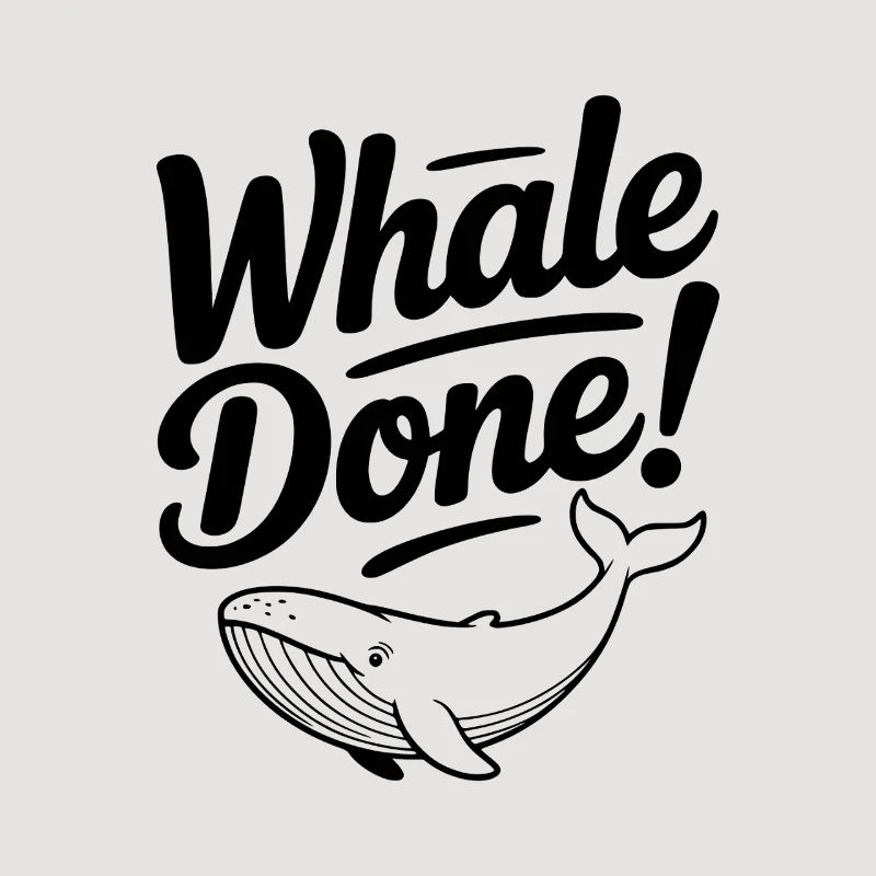 Baleine terminée !