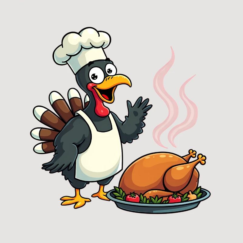 Cuisinier de dinde de Thanksgiving