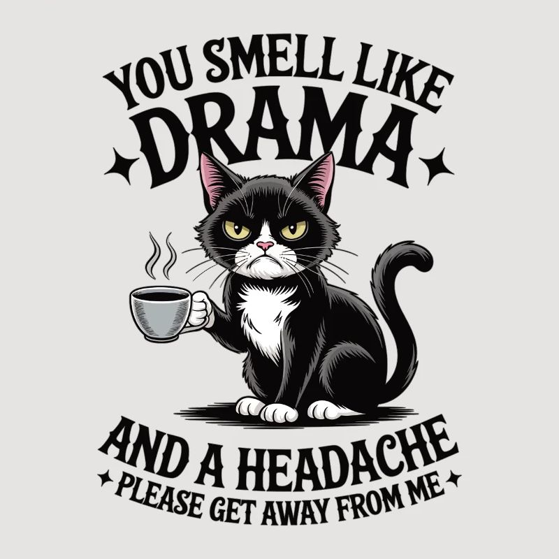 Drame Chat Café Dicton