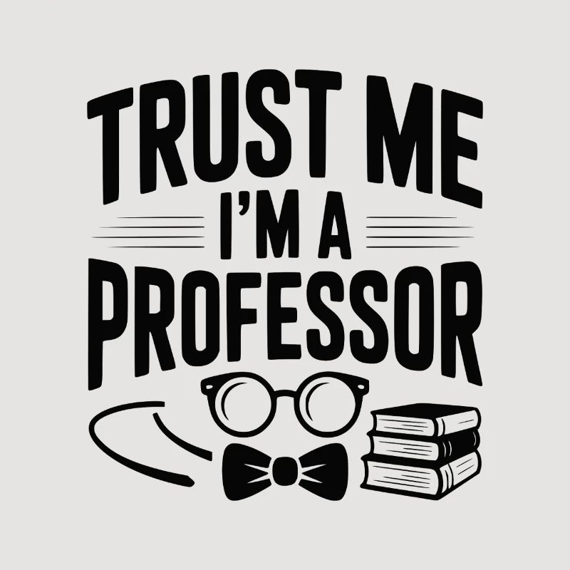 Glaub mir, ich bin Professor.