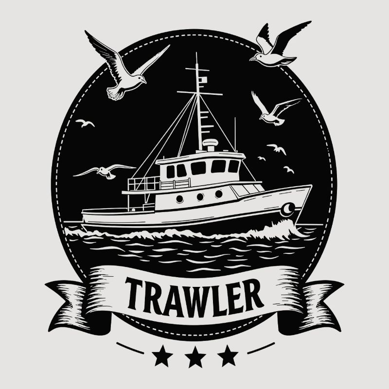 Trawler Nautik Seefahrt Silhouette