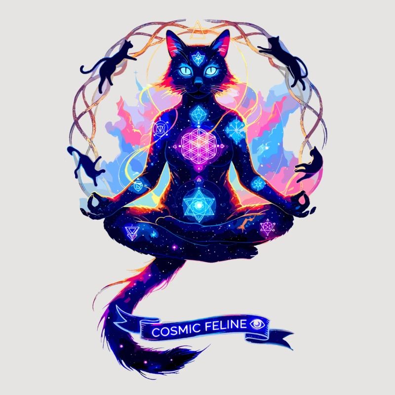 Cosmic Chakra Cat