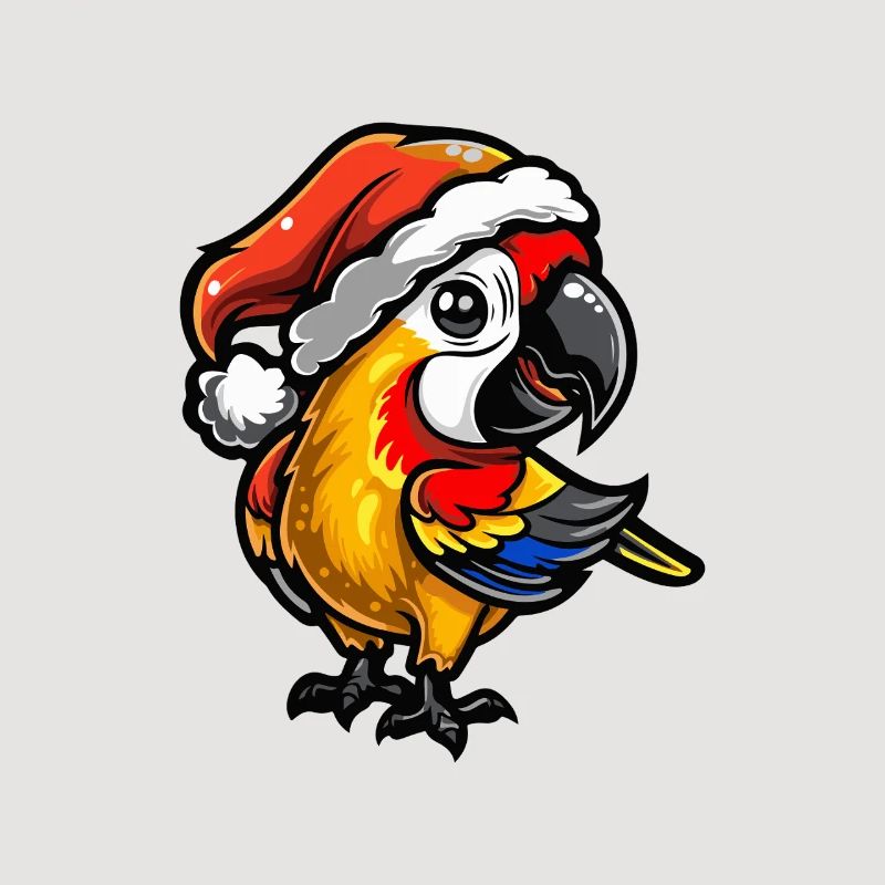 Perroquet Noël