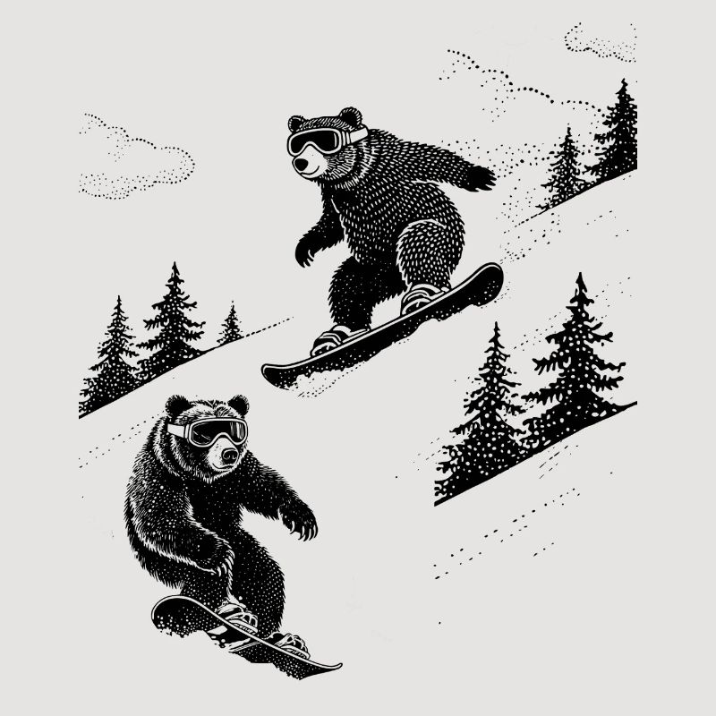 Snowboard Bear