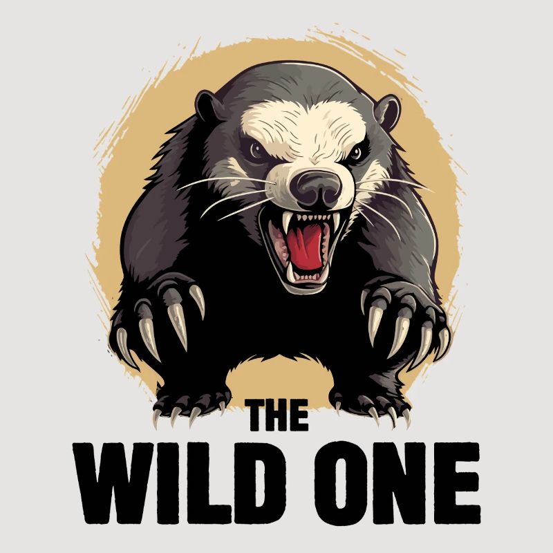 Honigdachs, der Wilde,