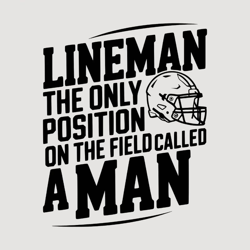 Lineman ist die einzige Position, die als Mann bezeichnet wird