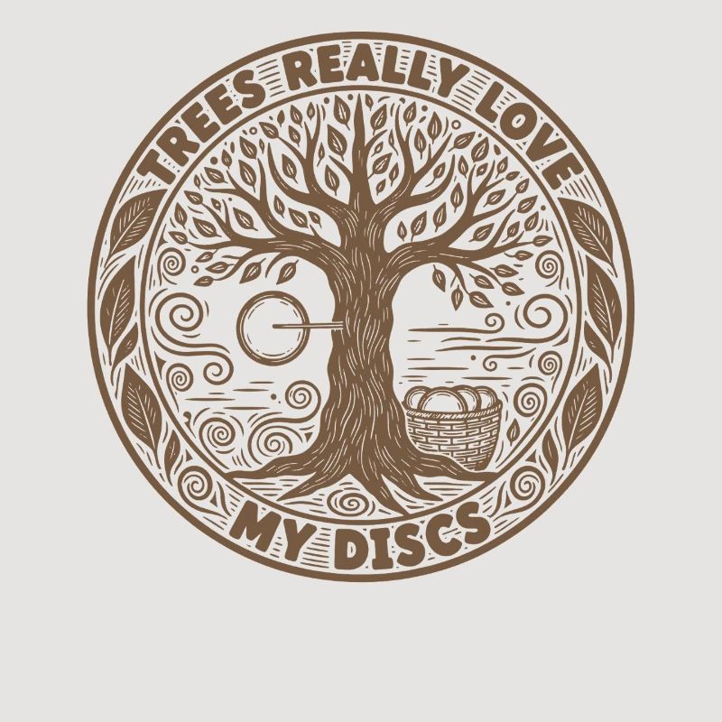 Trees Really Love My Discs Disc Golf Fun