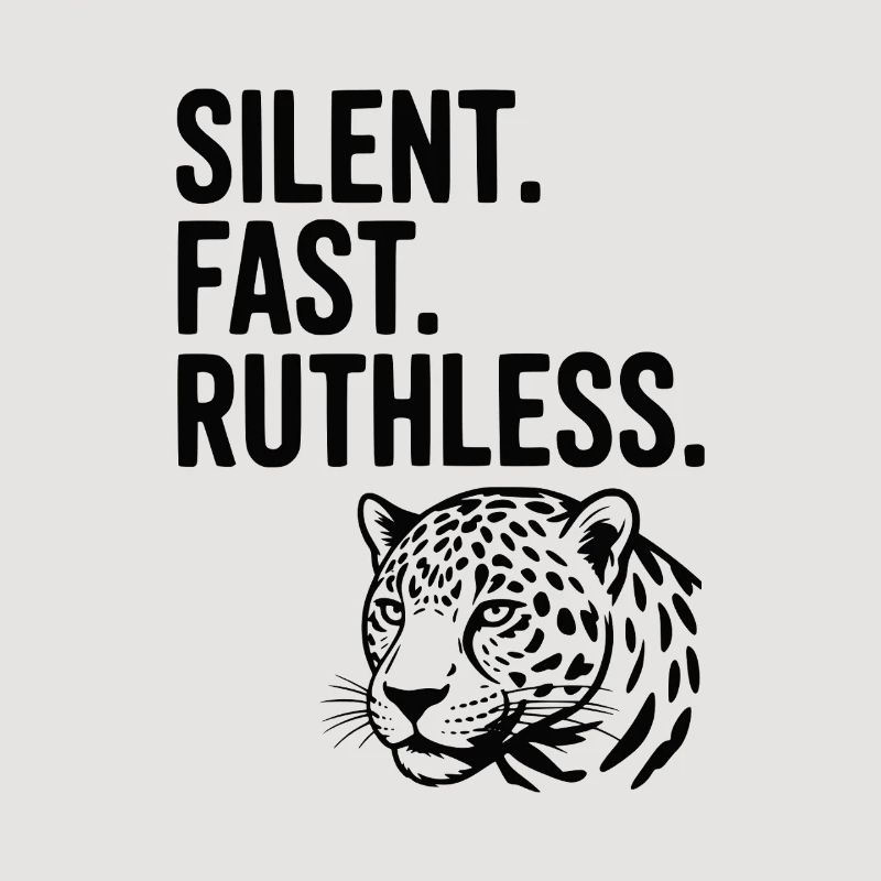 Silencieux. Vite. Impitoyable.