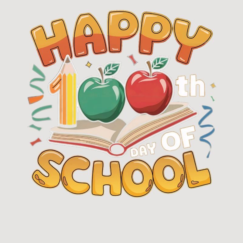 Conception du centième anniversaire de l’école