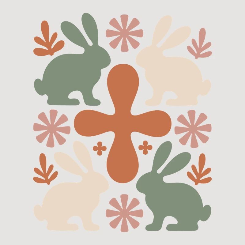 Easter Bunny Cross Pattern