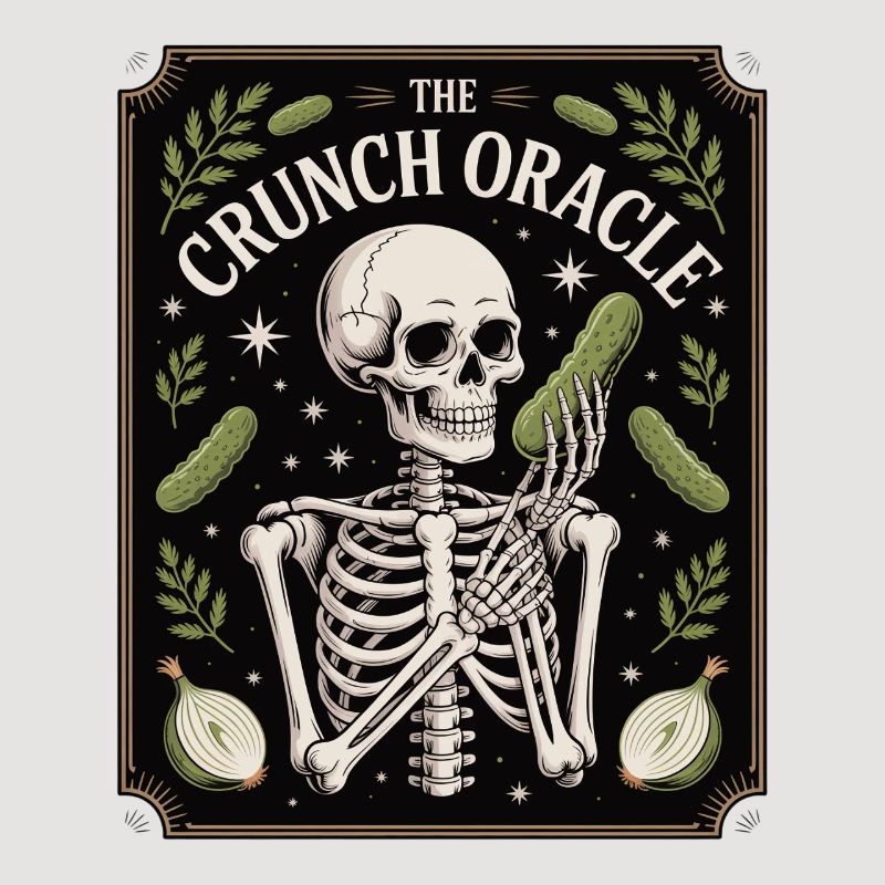 Le croquant Oracle Squelette Et Concombres Humour