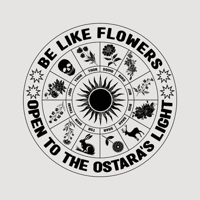 Be Like Flowers Pagan Spring Ostara Light