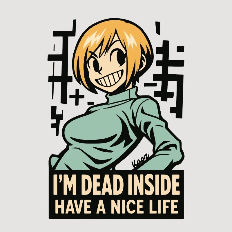 Dead Inside Cartoon Tee