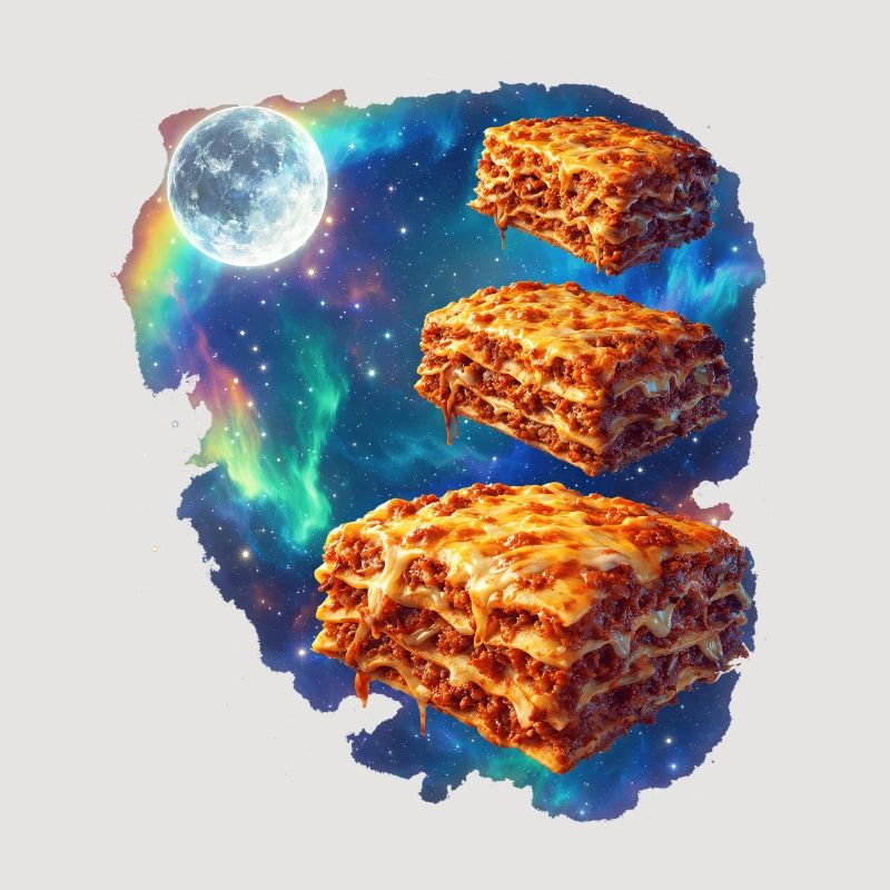 Lasagne spatiale dans la nébuleuse stellaire