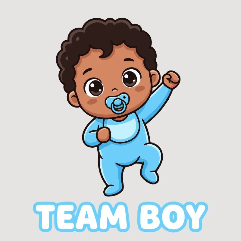 Team Boy Bébé Mignon Design