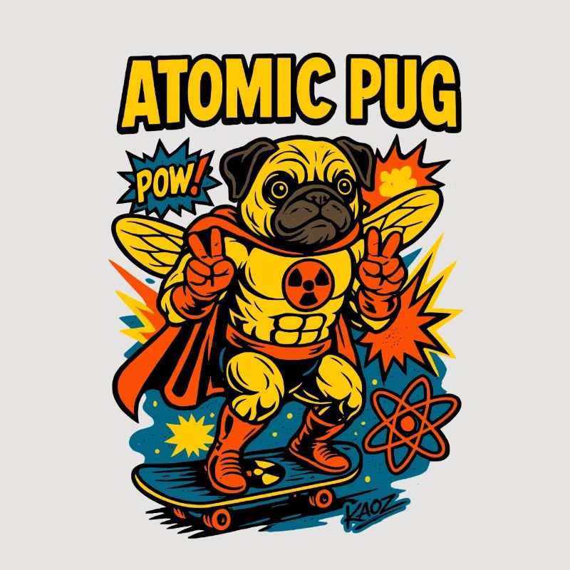 Atomic Pug Hero on Board