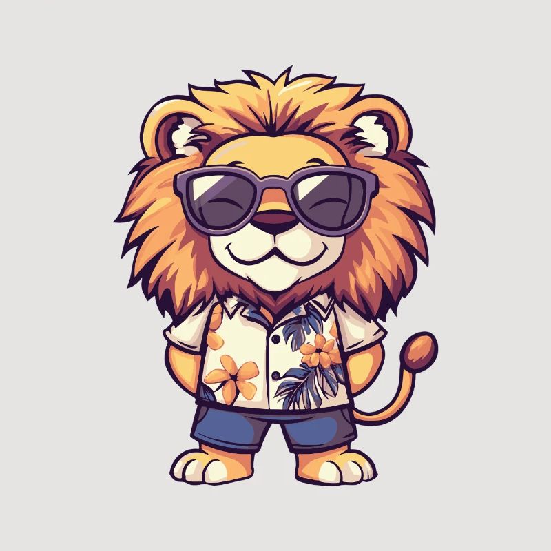Vacances Lion Comic