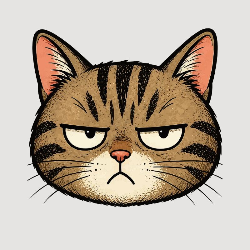 Dessin animé Grim Cat
