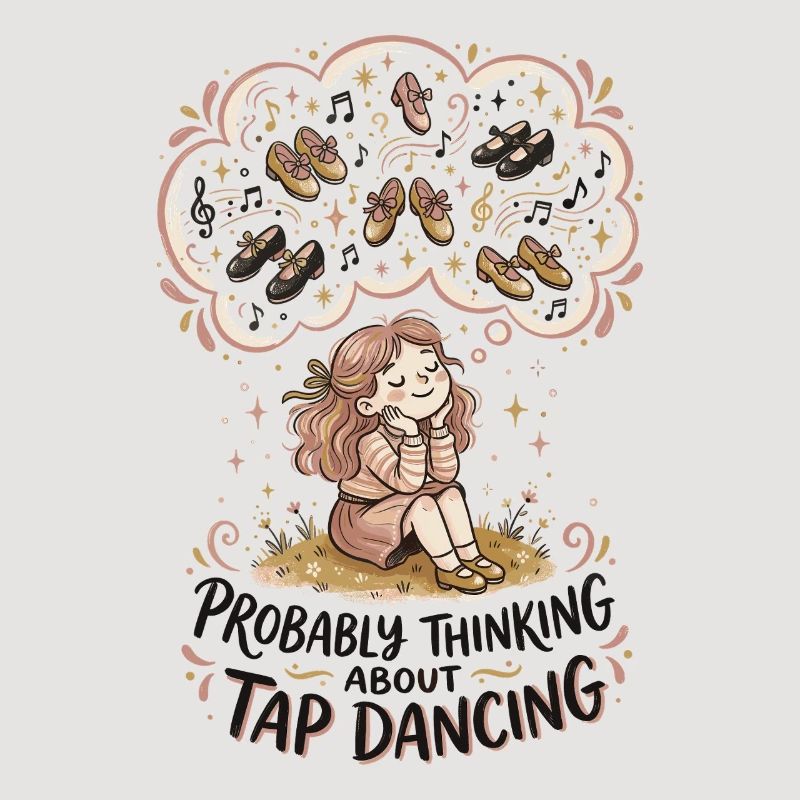 Thinking Tap Dancing Tap Dancer Dance