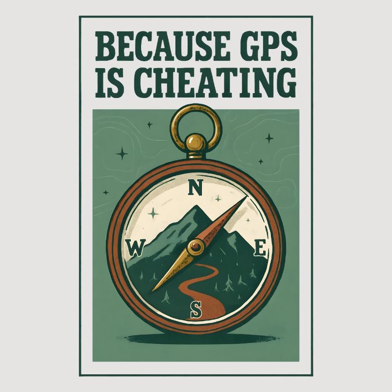 GPS is cheating | Compass Hiking