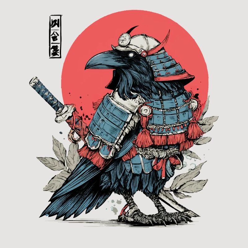 Crimson Samurai Raven Armor