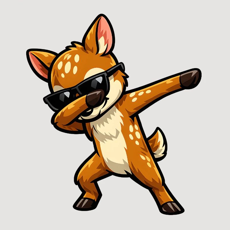 Dabbing Rehkitz