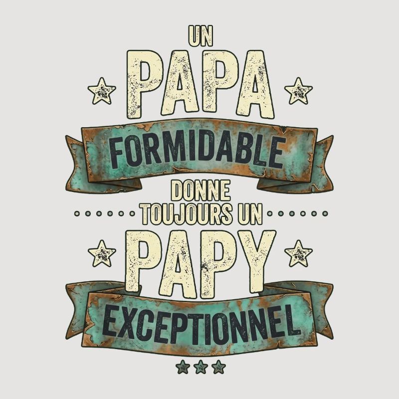 Papa Formidable Papy Exceptionnel Cadeau
