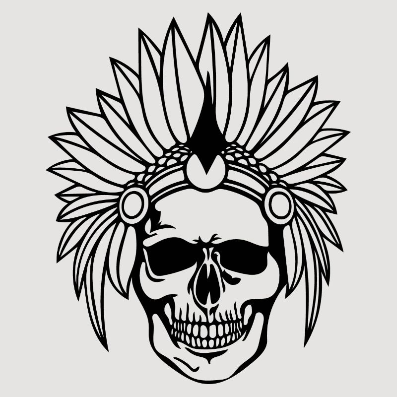 Bijoux indiens Skull