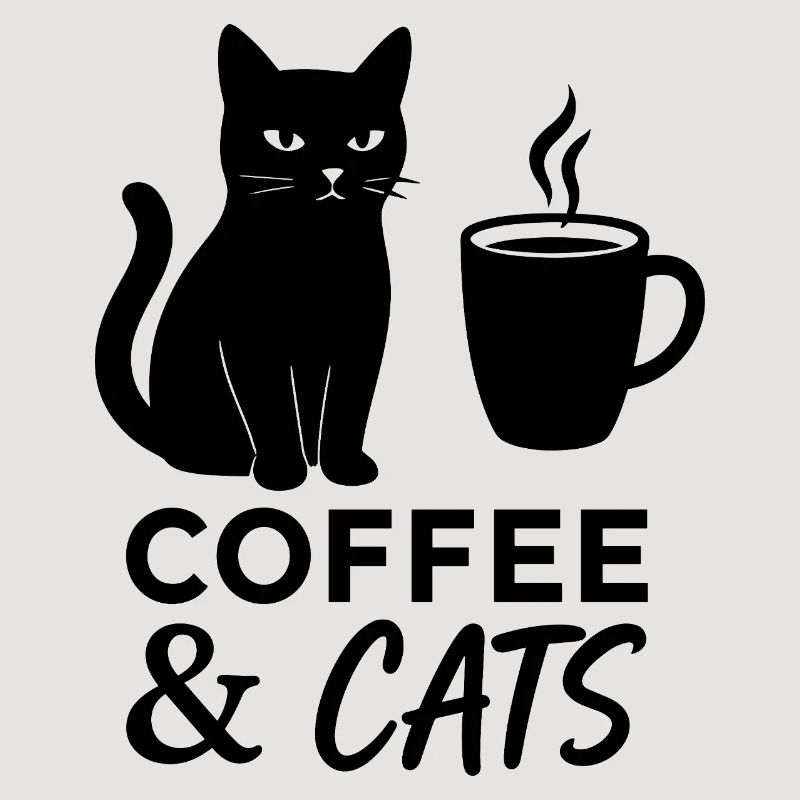 Chat de café