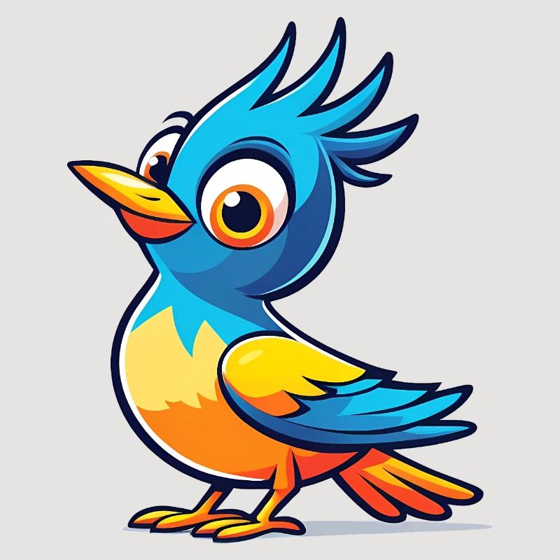 Blauer Vogel