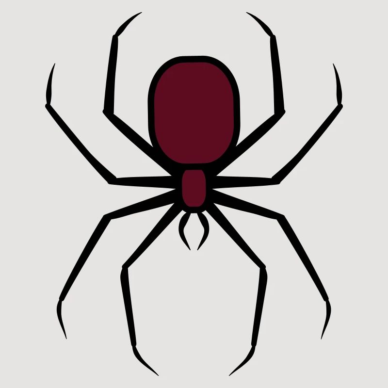 Gruselige Halloween Unheimliche Goth-Spinne 3