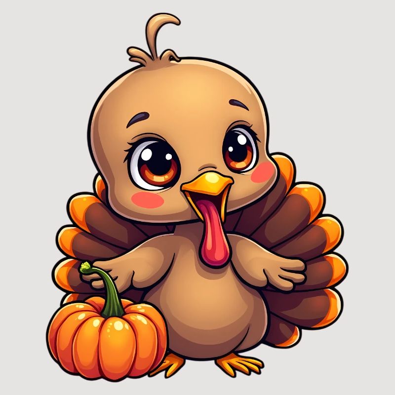 Bébé dinde de Thanksgiving