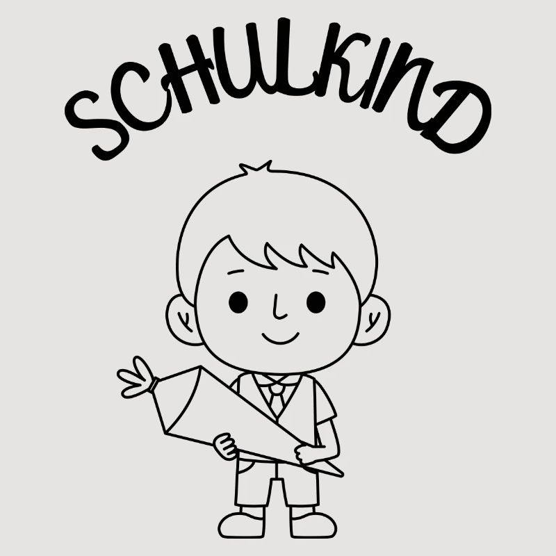 Schulkind Junge Schulstart Einschulung
