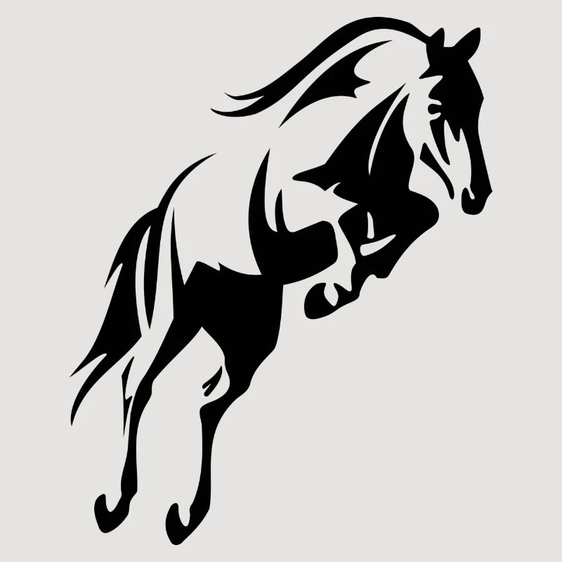 cheval bondissant
