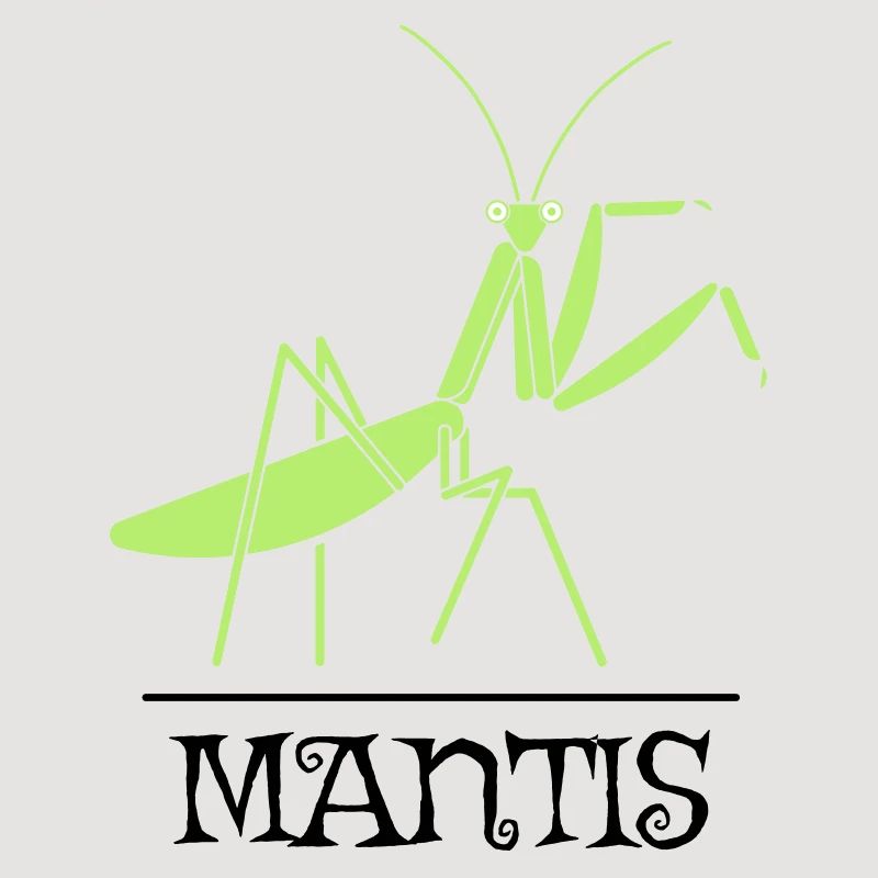 Mantis Gottesanbeterin Insekt Design