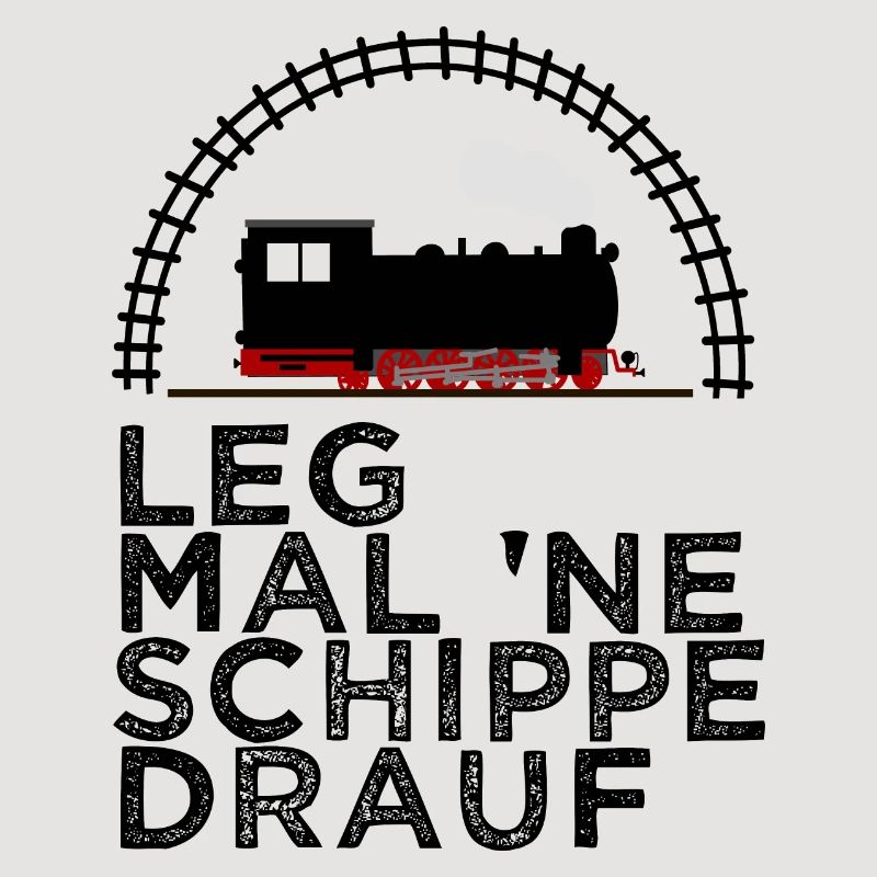 Dampflok Schiene Schippe drauf Kohle