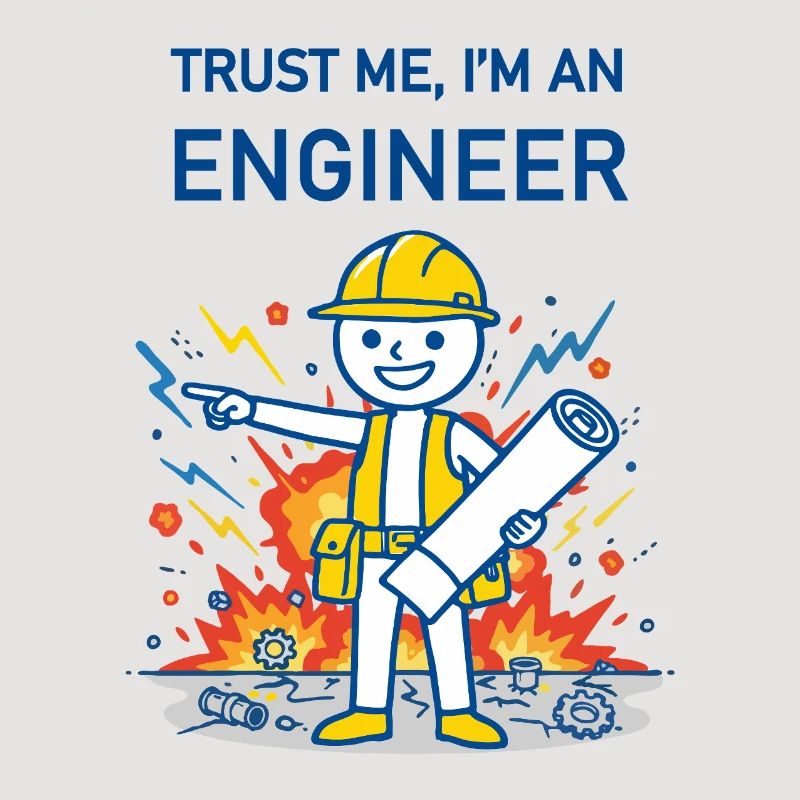 Trust Me, I'm an Engineer - for light background