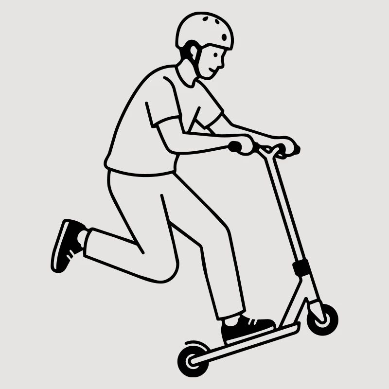 Trottinette cascade