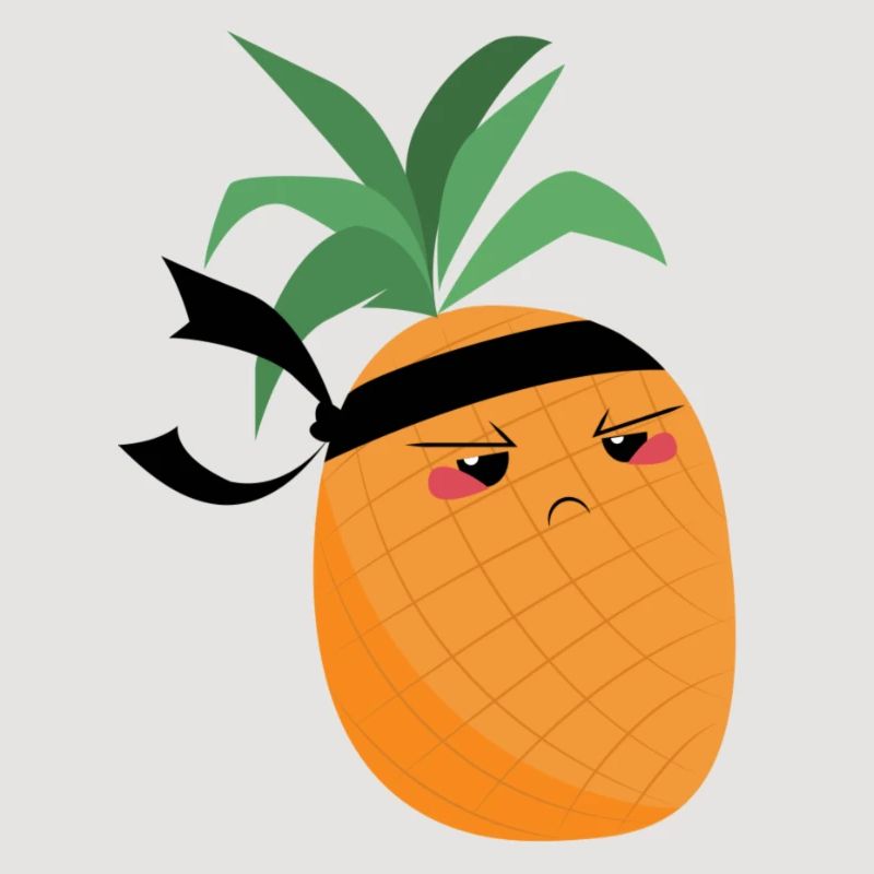 Ninja Pineapple - Fruity Warrior
